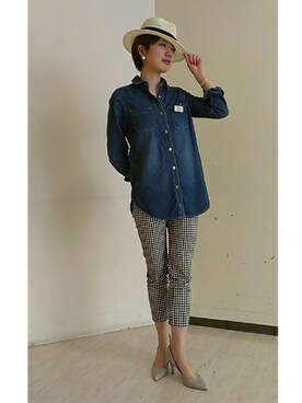 店長さん（レディース・165cm）の春コーディネート