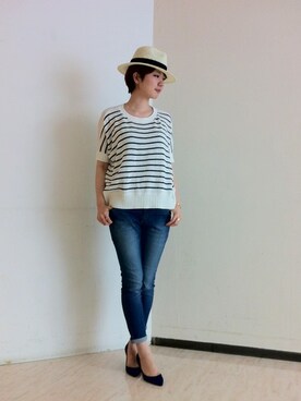 店長さん（レディース・165cm）の春コーディネート