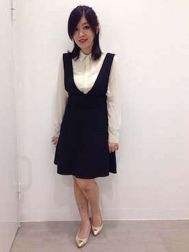 「Dogeared（ドギャード）のアイテム」を使った、ジェニー維真❤️さん（レディース・155cm）の冬コーディネート