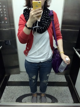 「Marc by Marc Jacobs（マークバイマークジェイコブス）のアイテム（トレンチコート）」を使った、JWeiさん（レディース・157cm）の秋コーディネート