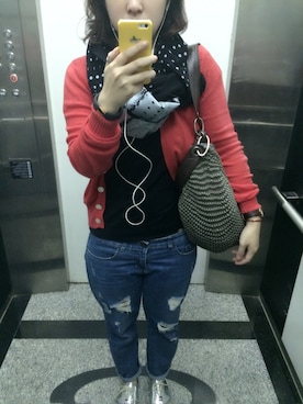 「Marc by Marc Jacobs（マークバイマークジェイコブス）のアイテム（トレンチコート）」を使った、JWeiさん（レディース・157cm）の秋コーディネート