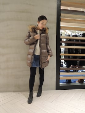 「ISABEL MARANT（イザベルマラン）のアイテム（スカート）」を使った、FLONTVIOROスタッフさん（レディース・158cm）の秋コーディネート