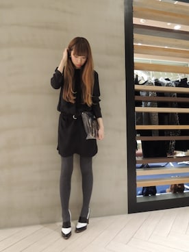 「ISABEL MARANT（イザベルマラン）のアイテム（ワンピース/ドレス）」を使った、FLONTVIOROスタッフさん（レディース・160cm）の冬コーディネート