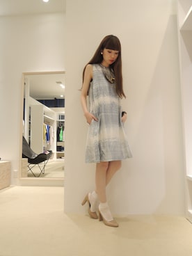 「 アクセサリー」｜FLONTVIOROスタッフさん（レディース・160cm）の夏コーディネート