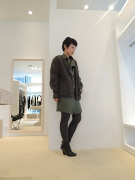 「ISABEL MARANT（イザベルマラン）のアイテム（ワンピース/ドレス）」を使った、FLONTVIOROスタッフさん（レディース・160cm）の冬コーディネート