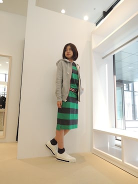 「ISABEL MARANT（イザベルマラン）のアイテム（ワンピース/ドレス）」を使った、FLONTVIOROスタッフさん（レディース・160cm）の冬コーディネート