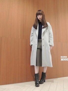 「ISABEL MARANT（イザベルマラン）のアイテム（トップス）」を使った、FLONTVIOROスタッフさん（レディース・160cm）の秋コーディネート