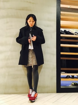 「ISABEL MARANT（イザベルマラン）のアイテム（その他アウター）」を使った、FLONTVIOROスタッフさん（レディース・160cm）の秋コーディネート