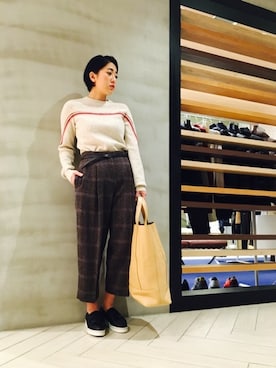 「ISABEL MARANT（イザベルマラン）のアイテム」を使った、FLONTVIOROスタッフさん（レディース・159cm）の冬コーディネート