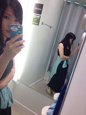 「NEWBALANCE」｜「アイテム（ワンピース/ドレス）」を使った、Yukariさん（レディース・158cm）の夏コーディネート