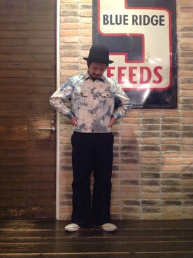 「ブリーチデニム」｜「アイテム（デニムジャケット）」を使った、utsunomiyaさん（メンズ・170cm）の春コーディネート