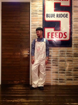 「URBAN RESEARCH DOORS」｜「アイテム（オールインワン・サロペット）」を使った、utsunomiyaさん（メンズ・170cm）の秋コーディネート