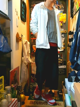 「スポーツ」｜「アイテム（その他アウター）」を使った、あやせ ゆうとさん（メンズ・168cm）の秋コーディネート