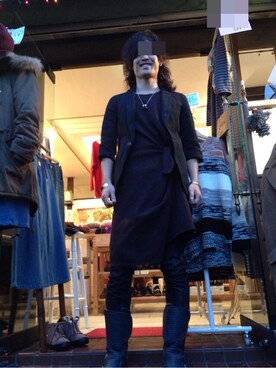 「COMME CA DU MODE（コムサデモード）のアイテム（ワンピース/ドレス）」を使った、オカザキジョーさん（メンズ・174cm）の春コーディネート