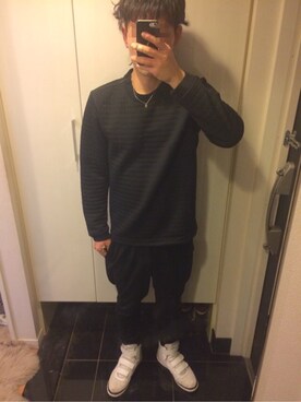 「BRIGHT THINGS（ブライトシングス）のアイテム」を使った、オカザキジョーさん（メンズ・174cm）の春コーディネート