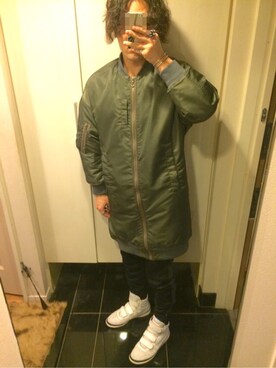 オカザキジョーさん（メンズ・174cm）の秋コーディネート