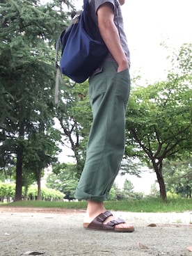 「fatigue pants」｜OHCHAN COLOUR SCENEさん（メンズ・172cm）の夏コーディネート