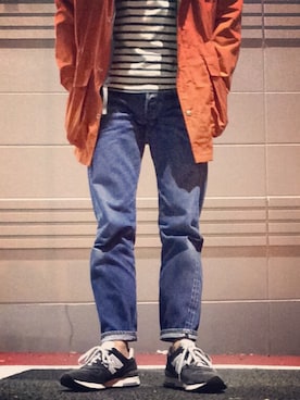 「orcival」｜「アイテム（マウンテンパーカー）」を使った、OHCHAN COLOUR SCENEさん（メンズ・172cm）の秋コーディネート