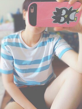 「blue」｜「アイテム（PC・スマホグッズ/家電）」を使った、chakky.さん（レディース・158cm）の夏コーディネート