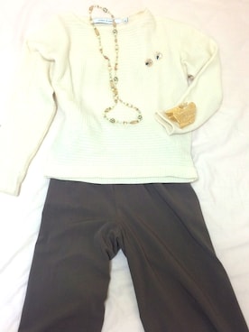 「Radiate（ラディエイト）のアイテム（パンツ）」を使った、MKさん（レディース・162cm）の春コーディネート