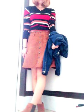 yuu.さん（レディース・154cm）の秋コーディネート