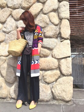 「Radiate（ラディエイト）のアイテム（パンツ）」を使った、　　　toui'さん（レディース・159cm）の春コーディネート