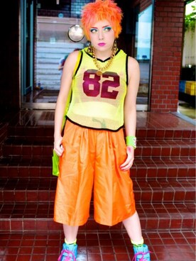 「orange」｜Smellaさん（レディース・173cm）の秋コーディネート