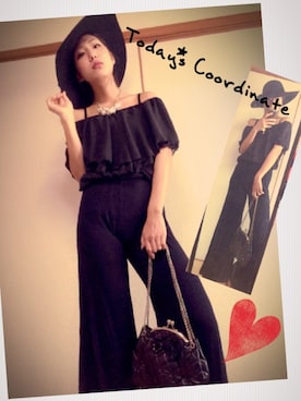 「axes femme（アクシーズファム）のアイテム（ハンドバッグ）」を使った、中野 彩菜さん（レディース・168cm）の春コーディネート