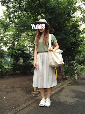 Yukiさん（レディース・156cm）の夏コーディネート