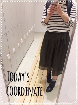 ぱりぱりさんのコーディネート