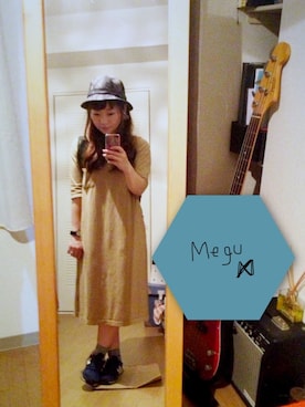 「アイテム（イヤリング）」を使った、meguさん（レディース・148cm・20代）の夏コーディネート