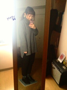 meguさん（レディース・148cm）の冬コーディネート