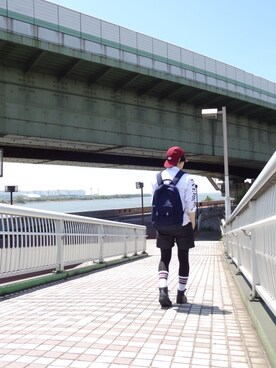 「Soulland（ソウランド）のアイテム」を使った、ヒラヤマ(Team Double)さん（メンズ・173cm）の春コーディネート