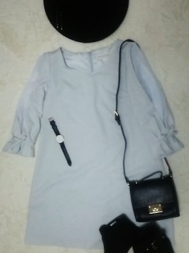 「大人可愛い、デート服」｜ricaさん（レディース・166cm）の冬コーディネート