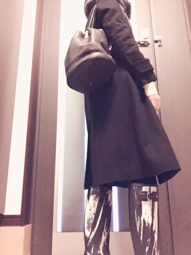 momoさん（レディース・166cm）の冬コーディネート