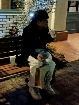 「good thing（グッドシング）のアイテム」を使った、y.okuharaさん（メンズ・167cm）の冬コーディネート