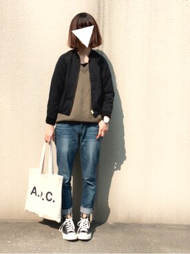 まぽリん♡さん（レディース・160cm）の春コーディネート