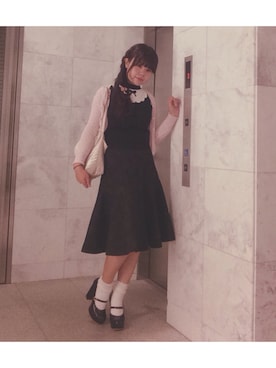 「Katie（ケイティ）のアイテム（シューズ）」を使った、naoさん（レディース・158cm）の夏コーディネート