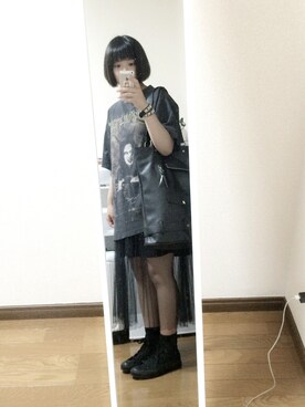 「BUBBLES（バブルス）のアイテム（バッグ）」を使った、satoさん（レディース・156cm）の夏コーディネート