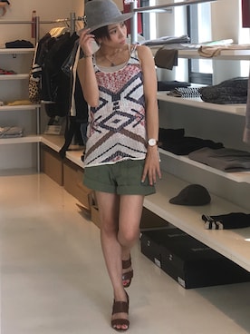 shiorinさん（レディース・158cm）の夏コーディネート