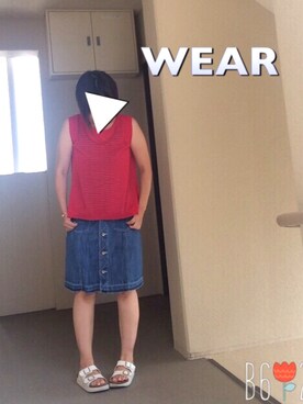 ゆあ。さん（レディース・158cm）の夏コーディネート