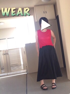 ゆあ。さん（レディース・158cm）の夏コーディネート