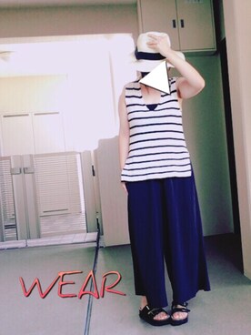ゆあ。さん（レディース・158cm）の夏コーディネート
