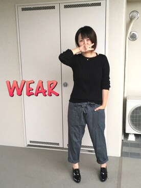 「ラブ＆ピース2016」｜「アイテム（ブーティ）」を使った、ゆあ。さん（レディース・158cm）の秋コーディネート