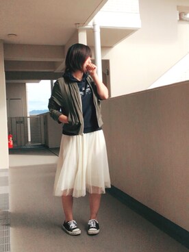 ゆあ。さん(レディース・158cm)の秋コーディネート