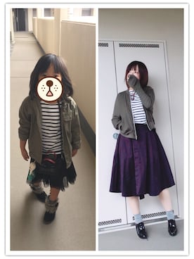 ゆあ。さん(レディース・158cm)の秋コーディネート