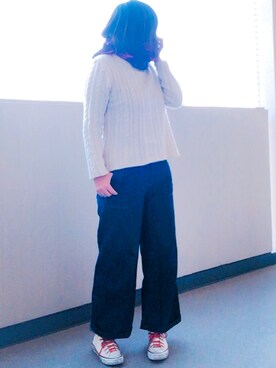 ゆあ。さん（レディース・158cm）の冬コーディネート