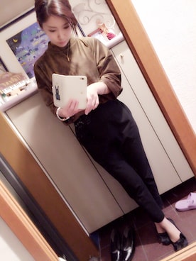 「アイテム（スマホケース/カバー）」を使った、みなみ∞*さん（レディース・154cm・20代）の秋コーディネート