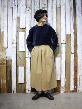 岛石小川さん（レディース・158cm）の冬コーディネート