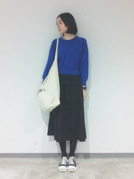 「Yves Saint Laurent（イヴサンローラン）のアイテム（トップス）」を使った、Kanocoさん（レディース・170cm）の秋コーディネート